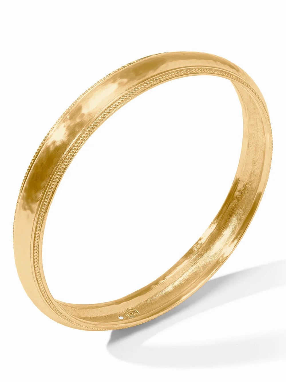Julie Vos Gold Hammered Bangle Bracelet